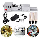 Міні токарний верстат по дереву верстат для дачі по дереву купити настільний токарний верстат, фото 3