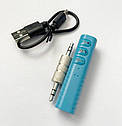 Блютуз адаптер ресівер AUX Bluetooth BT-450 Blue, фото 4
