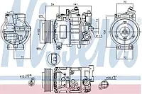 Компрессор кондиционера First Fit Audi Seat