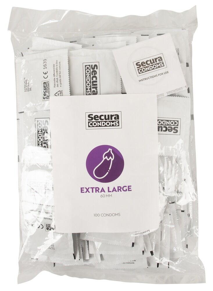 Презервативи великі SECURA EXTRA LARGE 100 шт