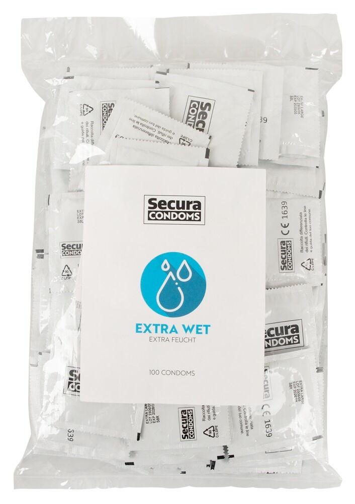 Презервативи зволожені SECURA EXTRA WET 100 шт