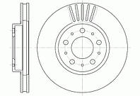 Тормозной диск передний REMSA VOLVO 850 6/91-12/96 960 7/94-12/96