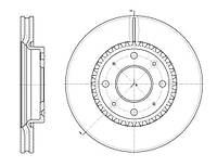 Тормозной диск передний REMSA KIA CERATO 1.5CRDI 1.6CRDI 2.0CRDI