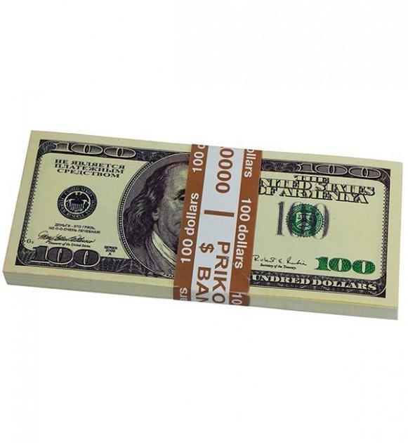 Подарочный набор сувенирных денег "Миллион долларов" в кейсе, 125 пачек по 80 купюр - фото 4 - id-p2199643266
