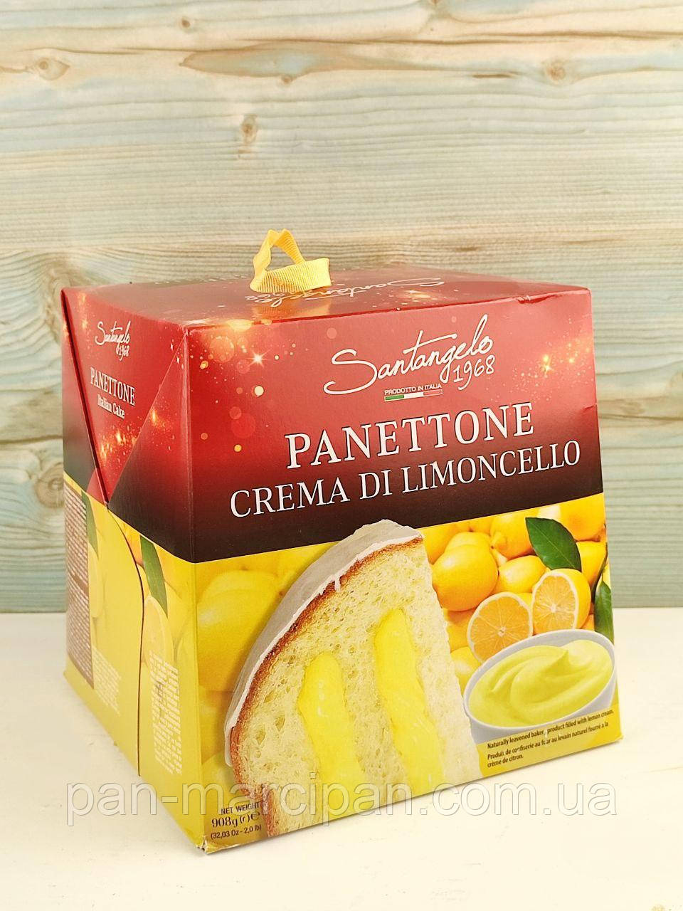 Панеттоне з лимонним кремом Santangelo Panettone 908г Італія - фото 2 - id-p1904869063