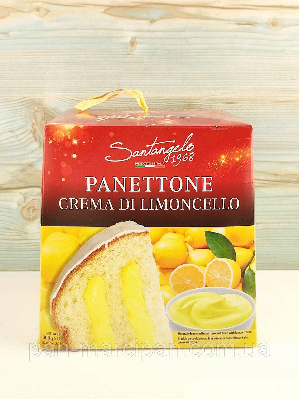 Панеттоне з лимонним кремом Santangelo Panettone 908г Італія - фото 1 - id-p1904869063