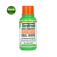 TheraBreath, Fresh Breath Oral Rinse, Ополаскиватель полости рта для свежего дыхания, мята, 88,7 мл
