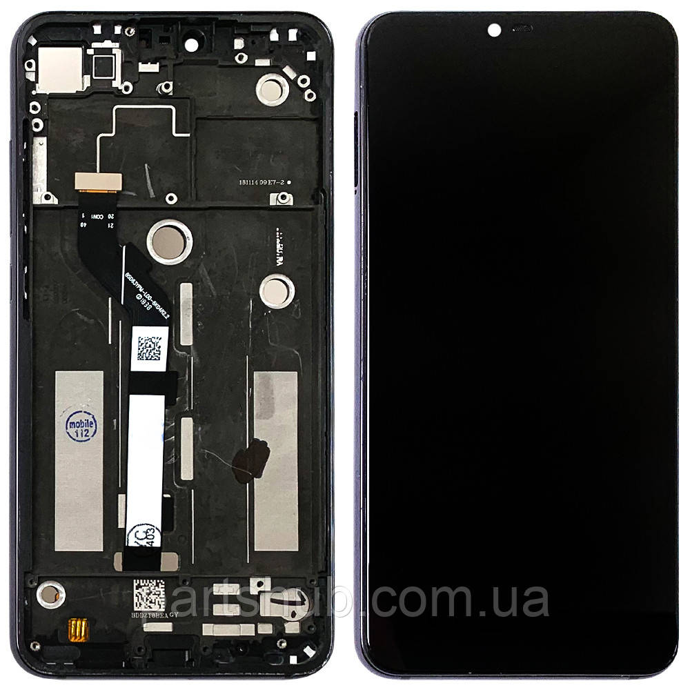 Дисплей Xiaomi Mi 8 Lite, Mi8 Lite, Mi 8X M1808D2TG з тачскріном Small LCD з рамкою, фото 1