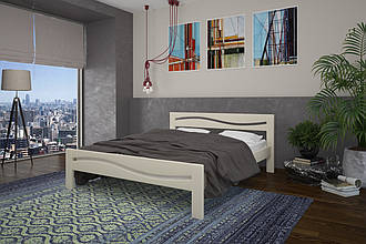 Ліжко дерев'яне Неаполь 160х200 (Мебігранд)