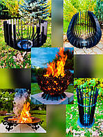 Кострова чаша  LOFT king size 760мм (вкрита вогнетривкою фарбою)., фото 10