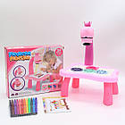 Дитячий стіл проектор для малювання зі світлодіодним підсвічуванням / Мольберт-проектор, фото 10