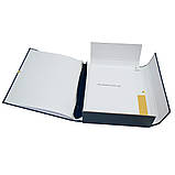 Папка "Особова справа, Нацгвардія України" картонна, з клапанами, на зав'язках, А4, 20 мм, бумвініл, тиснення золото, фото 5