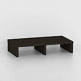 Настільна підставка для монітора з ламінованого ДСП, підставка для монітора ПК на 2 відділення, фото 2