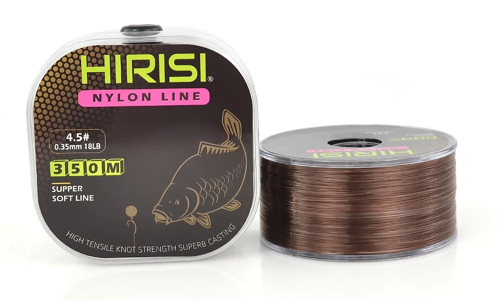 Лісочка нейлонова Hirisi Nylon Brown 350 м 0.35 мм