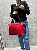 АКЦІЯ! Червона - велика, універсальна та зручна, спортивна/дорожня сумка на блискавці (5021)