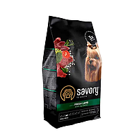 Сухой корм для собак малых пород Savory 1 кг (ягненок)