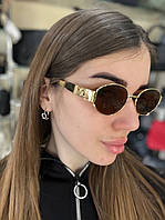 Овальные солнцезащитные очки Селин Celine