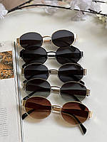 Овальные солнцезащитные женские очки Селин Celine