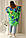 Колоритна жіноча туніка з яскравим квітковим принтом і боковими стяжками №1224-4, фото 4