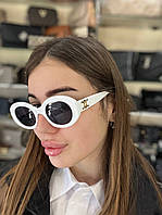 Белые очки от солнца Селин Celine