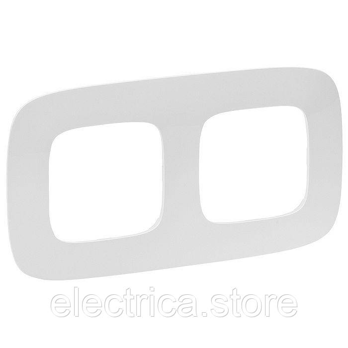 Рамка 2-постова Valena ALLURE білий 754302, фото 1