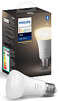 Philips Hue Лампа умная E27, 9W(60Вт), 2700K, White, ZigBee, Bluetooth, диммирование