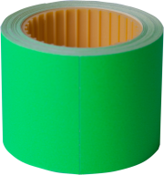 Цінник 50*40мм, (100шт, 4м), прямокутний, зовнішня намотка, зелений Buromax