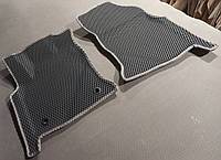 3D коврики EvaForma передние на Toyota Hilux VIII (Crew Cab) '15-, 3D коврики EVA