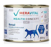 Мера 200 гр Mera MVH Cat Renal лечебный влажный корм для кошек с заболеваниями почек, упаковка 6 банок