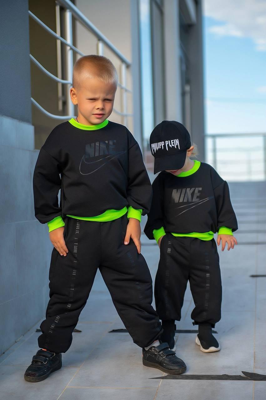Спортивний дитячий костюм "Nike" двонитка, р-ри на зріст 86 — 116