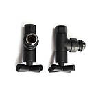 Кран кутовий для сушарок для рушників Raftec Premium 1/2x1/2, чорний муар, 2 шт., фото 3