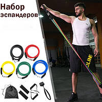 Спортивная резинка для тренировок exercise pipe / Резинка лента для фитнеса / Лента эспандер UW-807 для