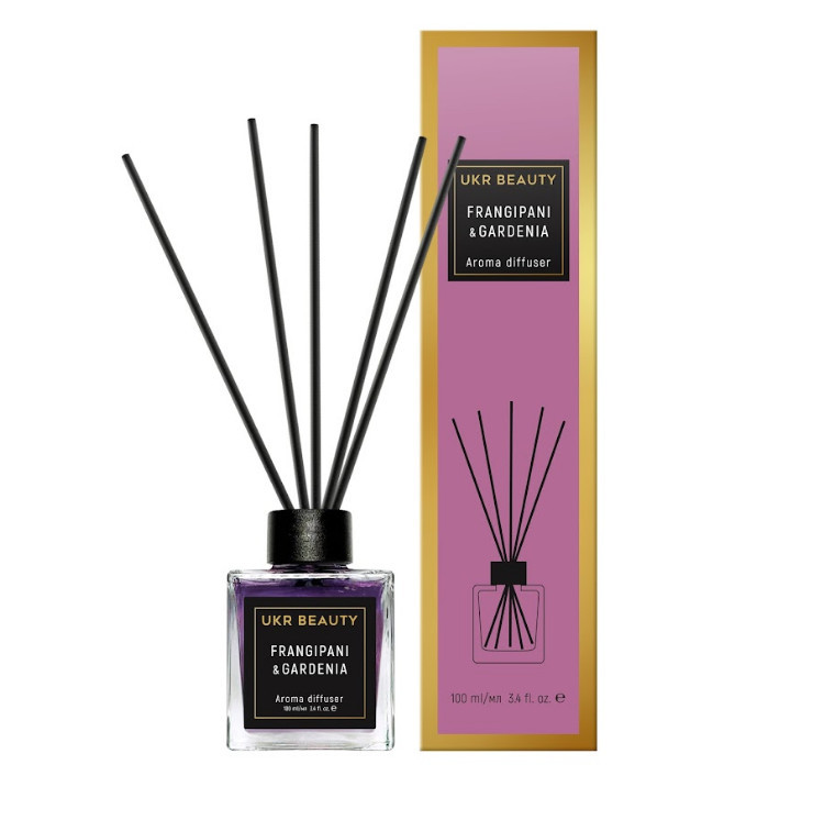 Аромадифузор Ukrbeauty "Frangipani & Gardenia" 100 мл (2000042000127)