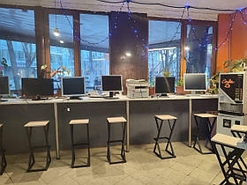 Металевий садовий стілець ЛОФТ 55*60*85 см  LNK-LOFT