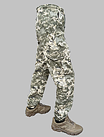 Тактические штаны на резинке пиксель ВСУ лето мужские военные брюки джоггеры рип-стоп летние