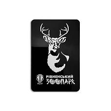 Магніт пластиковий чорний