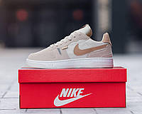 Кроссовки NIKE SQUASH-TYPE Beige Высокие кроссовки nike Бежевые кроссовки Найк