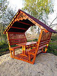 Дерев'яна альтанка, розбірна "Люкс", фото 4