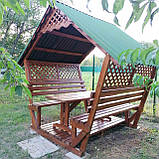 Дерев'яна альтанка, розбірна "Люкс", фото 8