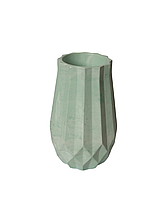 Гипсовая вазочка для сухоцветов, 10*6 см зеленый