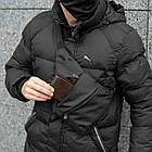 Чоловіча сумка слінг Cross Body через плече чорна з тканини нагрудна бананка на кожен день, фото 10