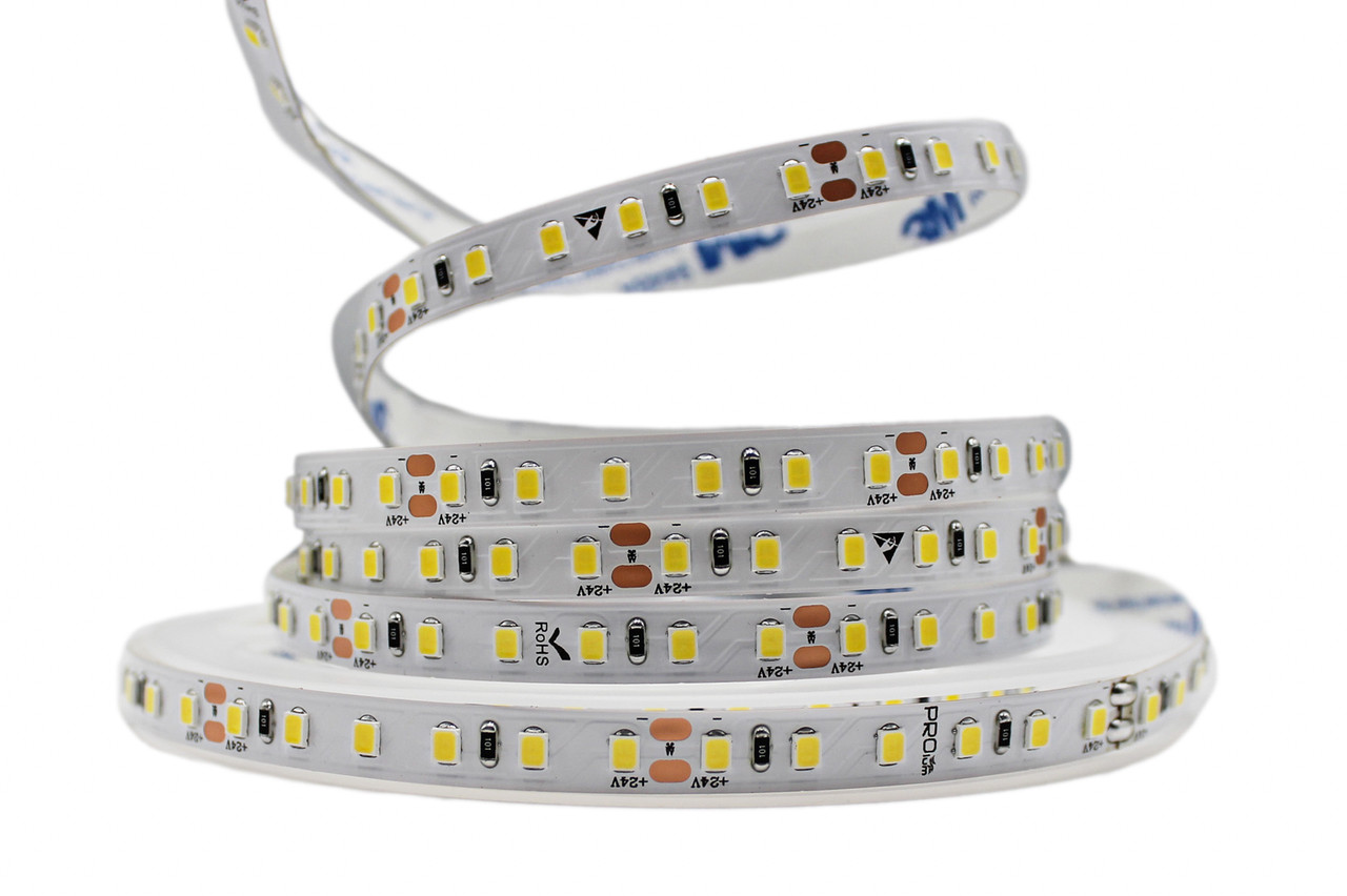 Світлодіодна LED стрічка PROLUM™ 24V; 2835\120; IP20; Series "SG", Білий (5500-6000К)
