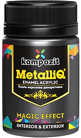 Емаль акрилова 0,07 кг платина MetalliQ "Kompozit"