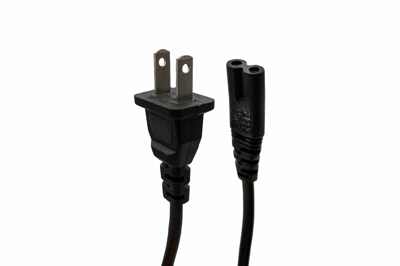Кабель живлення PROLUM™ під USA розетку (2 контакти), 1М