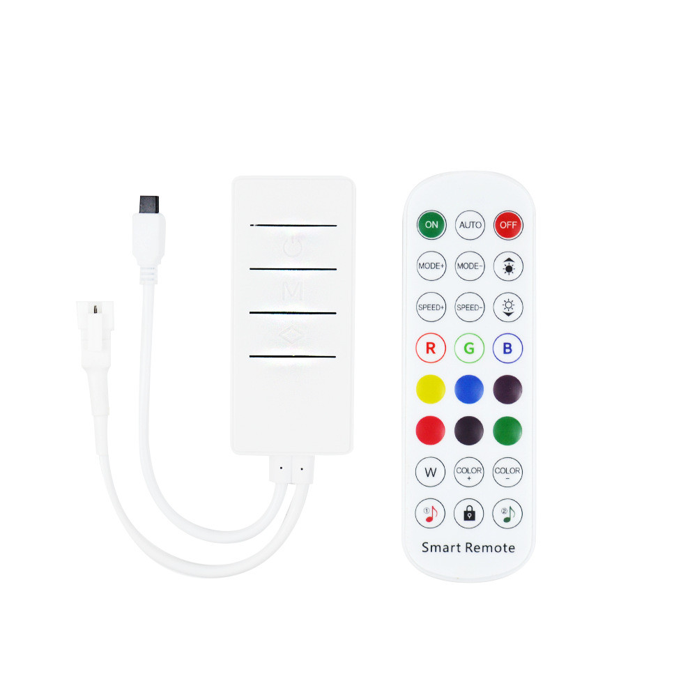Контролер PROLUM  SPI; RGB; Wi-Fi; TUYA; 24 кнопки; 3PIN; Series: HomeLink