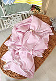 Дитячий мусліновий двошаровий легкий плед для новонародженого 135х100 см, фото 3