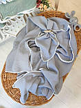 Дитячий мусліновий двошаровий легкий плед для новонародженого 135х100 см, фото 10