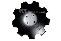 Диск борони (ромашка) D = 460 мм, 4 отворів 110 мм на Amazone XL034