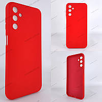 Чехол для Samsung M14 / Чехол на Самсунг М14 (Soft Silicone Cover) красный