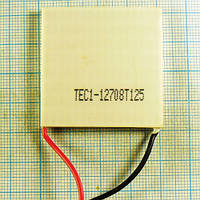 Элемент Пельтье TEC1-12708 15.4v 8a 40×40×3.4мм в наличии 1 шт. по цене 250 Грн.
